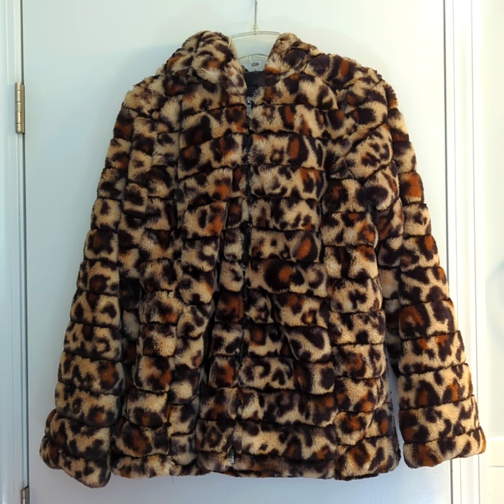 Steve Madden Faux Fur Coat - Lg